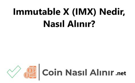 Immutable X Imx Nedir Nasıl Alınır