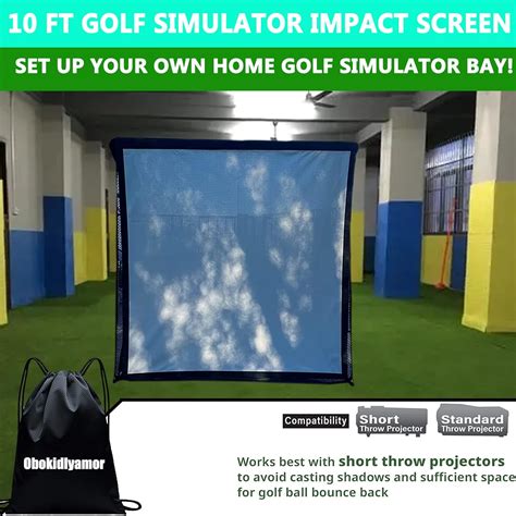 Obokidlyamor Golf Simulator Impact Screens Review Golf Chippy