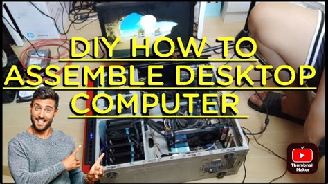 Diy How To Assemble Desktop Computer Youtube