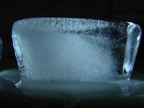 Photograph Of Ice Containing Small Air Bubbles Download Scientific