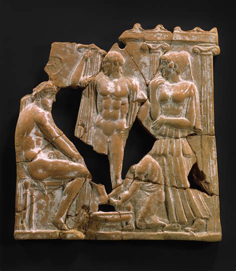 Terracotta Plaque Greek Melian Classical The Metropolitan Museum