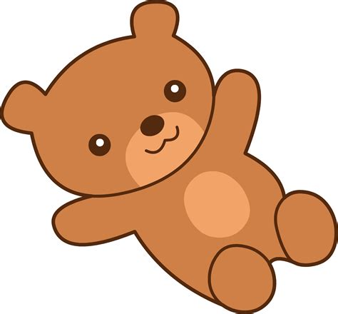 Cute Brown Teddy Bear Clipart Free Clip Art Png Clipartix