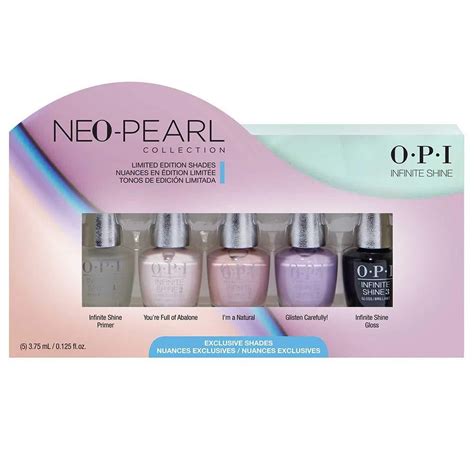 Opi Infinite Shine Neo Pearl Infinite Shine 5pc Mini Pack In 2021