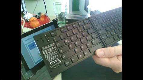 Perixx 805 Bluetooth Foldable Keyboard Youtube