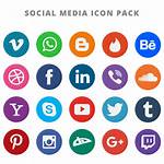 Social Icons Vector Icon Instagram Flat Telegram