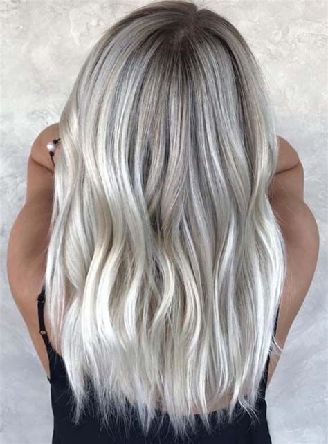 Stunning Ice Blonde Hair Color Shades In Ice Blonde Hair Ice