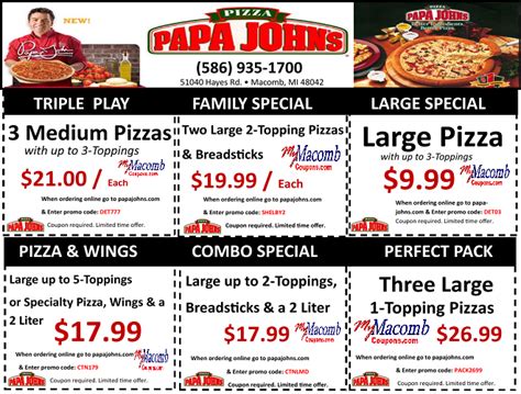 Papa Johns Codes Coupon Codes Blog