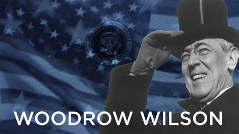 President Woodrow Wilson Led America During World War I Created The
