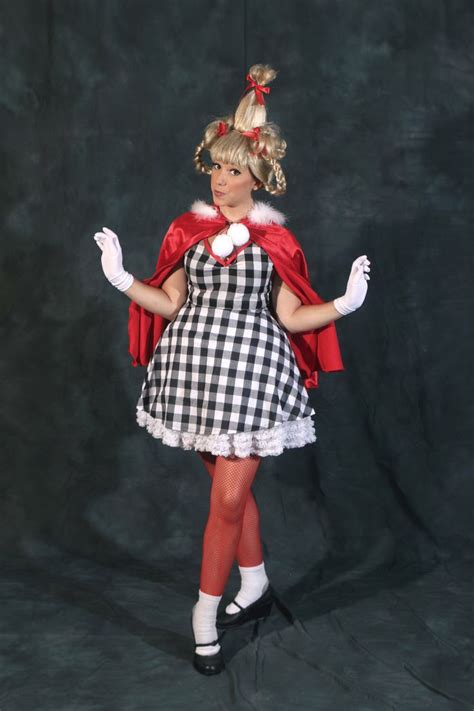 Handmade Adult Cindy Lou Who Costume How The Grinch Stole Christmas Halloween Theatre