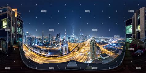 Vue à 360° De Vue Emblématique De Dubaï Alamy