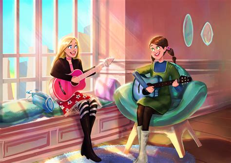 artstation two voices one song barbie the diamond castle