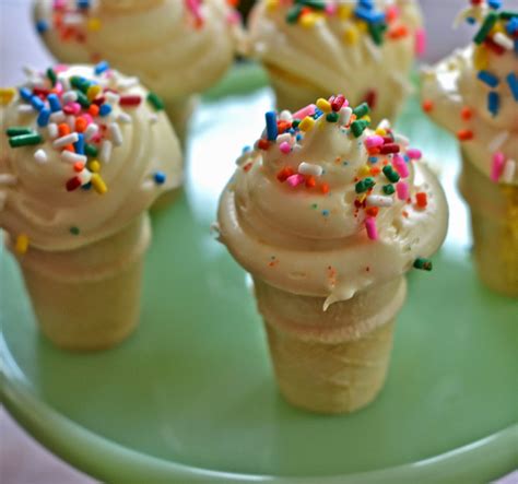 Sugar Confetti Mini Ice Cream Cupcake Cones
