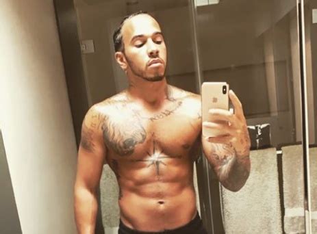 Lewis Hamilton Shows Off Fit Body In A New Shirtless Post Yellowdanfo