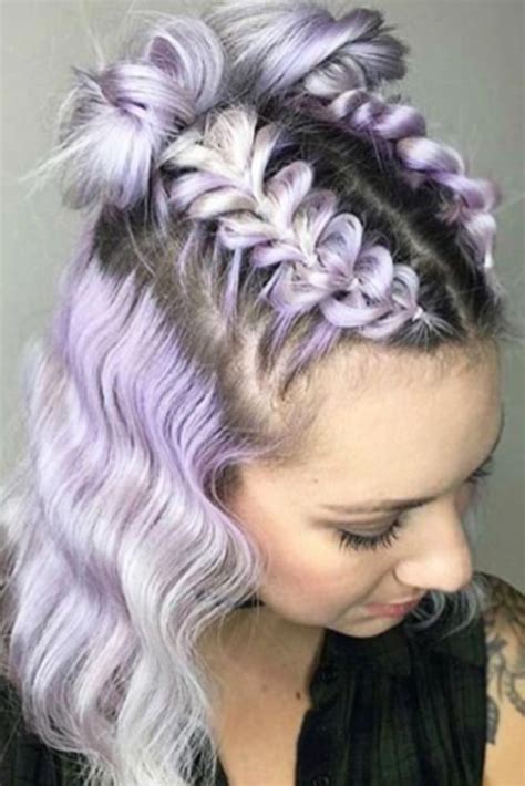 Hold the product about 12 inches (30 cm) away from your hair, then lightly spritz the length of your braid. 30 Cute Braided Hairstyles for Short Hair | Short hair ...