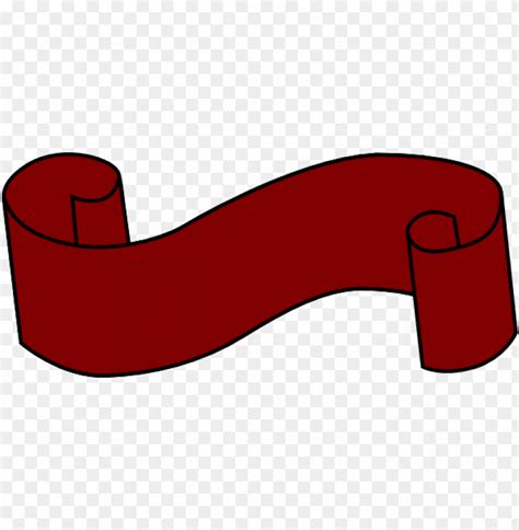 Red Scroll Banner Clip Art