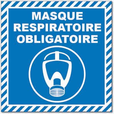 Autocollant Masque Respiratoire LettraGraphic