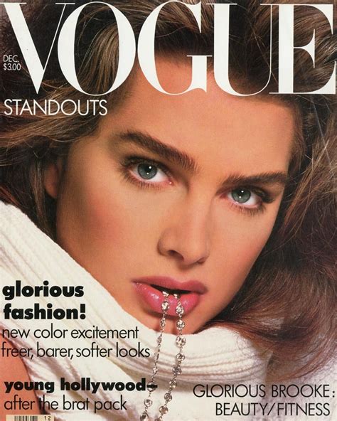 Brooke Shields On Instagram 💎 Fbf Vogue December 1987 Brooke