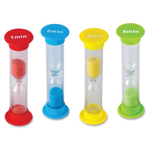 Teacher Created Resources Small Sand Timers Set