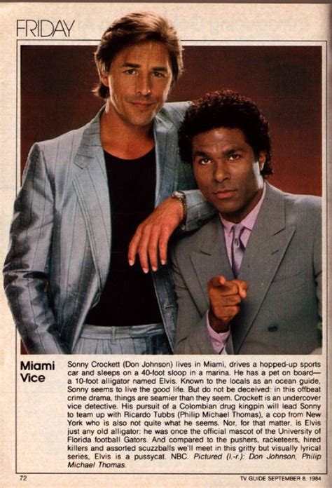 Miami Vice In The Tv Guide Fall Preview September 1984 Miami Vice