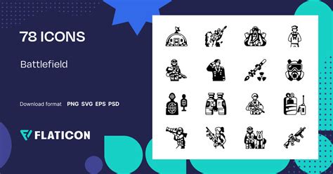 Battlefield Icon Pack Mixed 78 Svg Icons