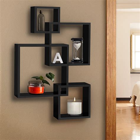 4 Cube Decorative Floating Wall Mounted Shelf Display Storage Home