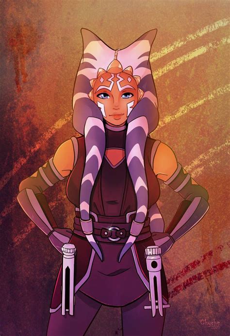Togruta Ahsoka Tano By Chyche On Deviantart Star Wars Pictures Star
