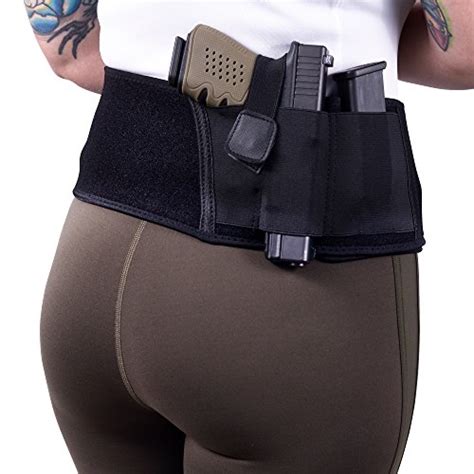 Concealed Carry Belly Band Holster Neoprene Waist Band System Iwb Holder Free Zip Wallet