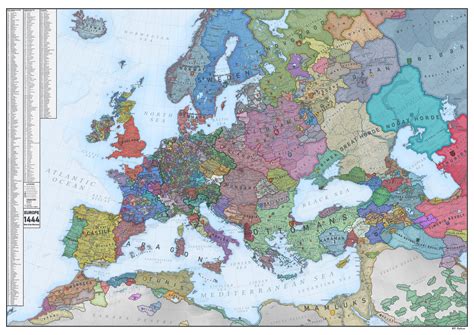 Just Add Water Map Of Medieval Europe 1444