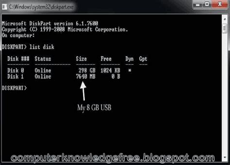 Computer Knowledge Free How To Make Bootable Usb Using Command Prompt