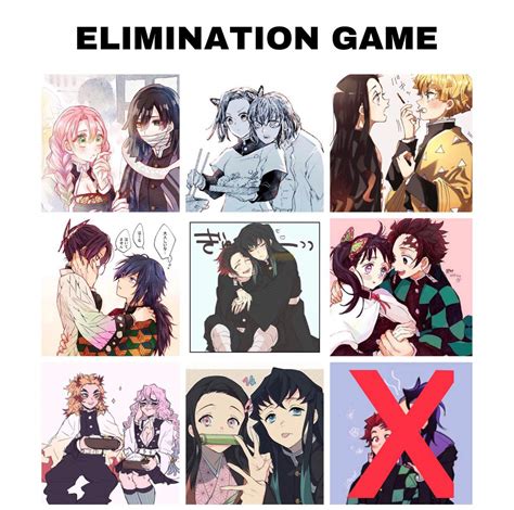 Elimination Game W Ships Demon Slayer Kimetsu No Yaiba Amino