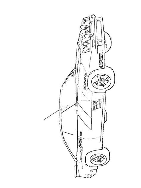 Opel Manta Coloring Page - Funny Coloring Pages