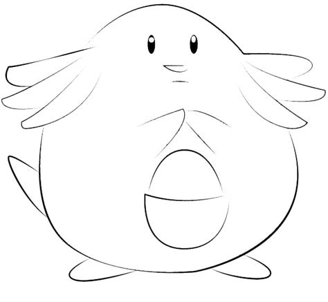 Chansey Pokemon Go Coloring Pages