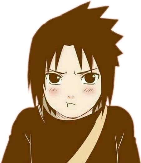 Naruto Sasuke Kawaii Cute Anime Sticker By Chu118