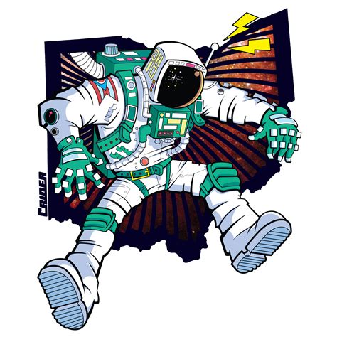 Ohio Astronaut-Sticker on Storenvy png image