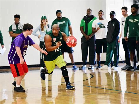 It was held for the first time at. All are winners in Special Olympics basketball game ...