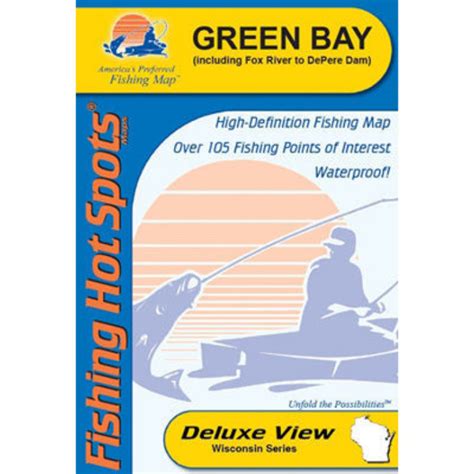 Fishing Hot Spots Green Bay And Lower Fox River Map By Fishing Hot Spots