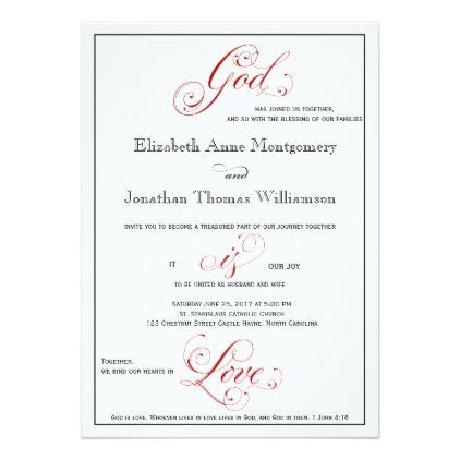 Designer indian wedding cards | designer wedding invitations. Elaborate Red God is Love Christian Wedding Invitation | Zazzle.com | Christian wedding ...