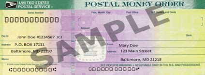 You need to send a money order and you need to make sure it's properly written so your transaction goes smoothly. DPSCS - Inmate Banking System