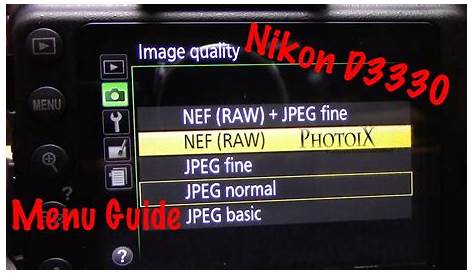 user manual for nikon d3300