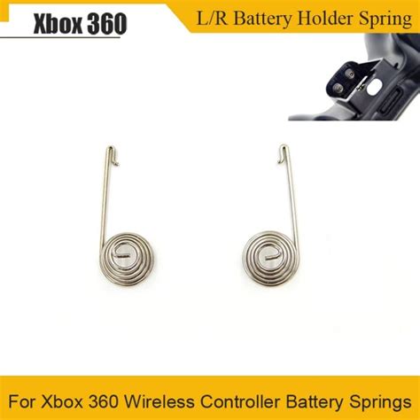 L R Battery Springs For Microsoft Xbox 360 Left Right Battery Holder