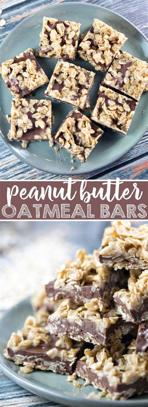 I used a natural peanut butter when i made this recipe, which has a fairly similar texture to most sunflower seed butter. No Bake Peanut Butter Oatmeal Bars: easy to make and no ...