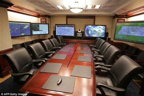 The White House Situation Room Where Threats To America Are Dealt With