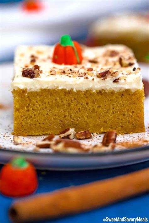 Pumpkin Sheet Cake With Cream Cheese Frosting Video Recipe