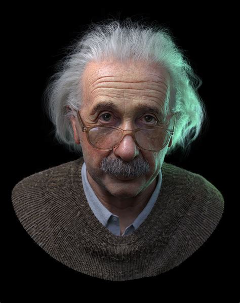 Albert Einstein 3d Portrait — Polycount