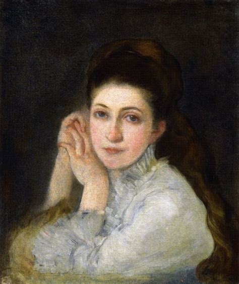 Portrait Of Louise Marie Bracquemond 1877 Private Collection