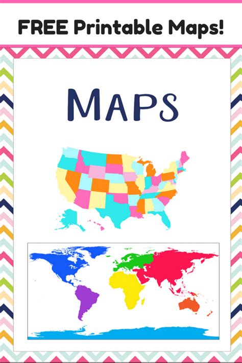 Ideal for geography lessons, mapping routes traveled, or just for display. FREE Map Printables! - The Relaxed Homeschool