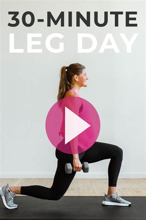 Minute Leg Day Workout For Women Video Healthprodukt Com