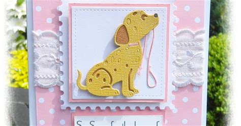 Cute Critter Cards Tattered Lace Puppy