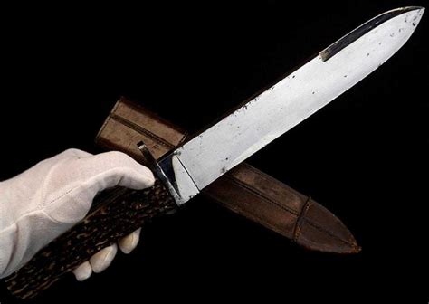 Massive 1840s 1850s English Bowie Knife By Wade And Butcher