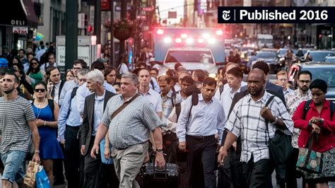 new york s sidewalks are so packed pedestrians are taking to the streets the new york times